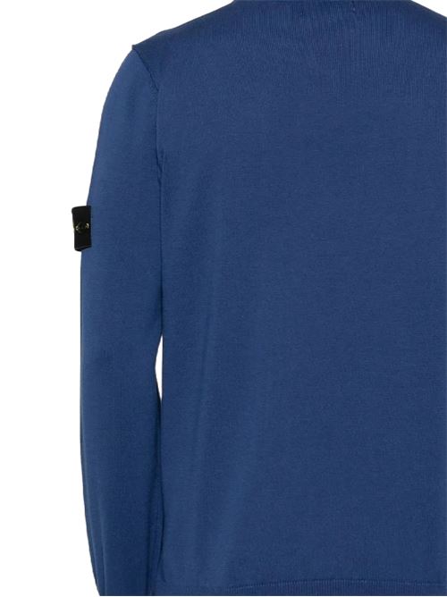 Cerulean blue knitwear STONE ISLAND | 155100053S00B2V0028